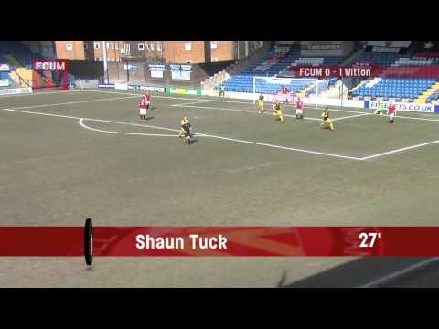FCUM v Witton Albion - Goal