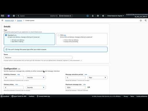 Aws Sqs Tutorial Create Queues With Console Cli Configure Dead Letter Queues Dlq