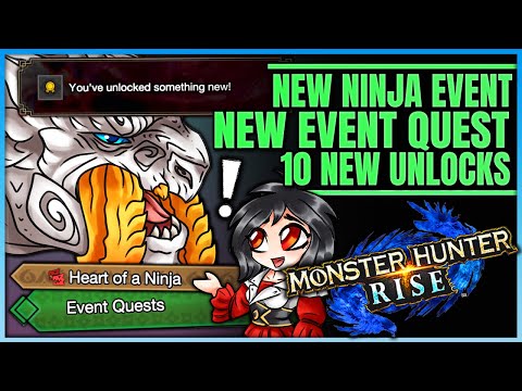 NEW RISE EVENT QUEST - Special Ninja Hunt - 10 New Unlocks - Full Breakdown - Monster Hunter Rise!