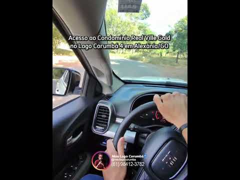 Acesso ao Condomínio Real Ville Gold no Lago Corumbá 4 em Alexânia/GO
