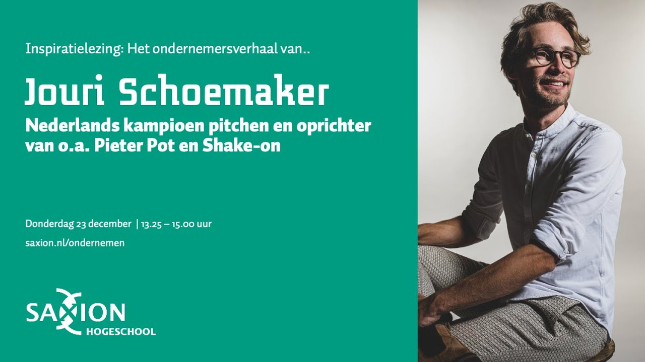 Inspirerende lezing over ondernemerschap van Jouri Schoemaker