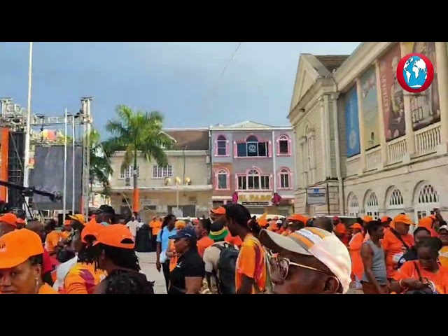 WATCH: Sam Sharpe Square ready for PNP’s last major rally