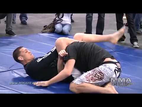 Nick Diaz Scrambles, Submissions, Transitions in MMA