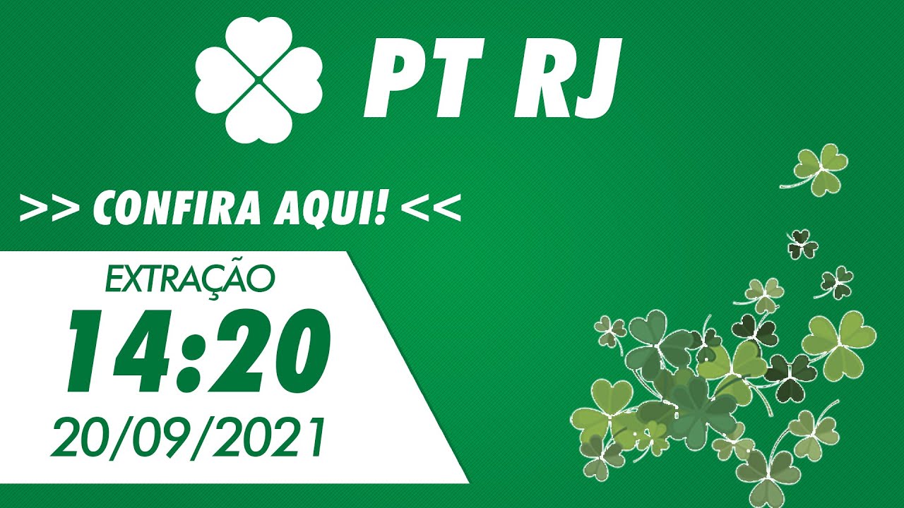 🍀 Resultado do Jogo do Bicho PT Rio 14:20 – Resultado da PT Rio 20/09/2021