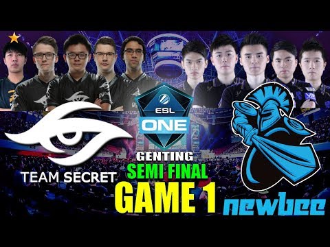TEAM SECRET VS NEWBEE - ESL ONE GENTING - SEMI FINAL - GAME 1