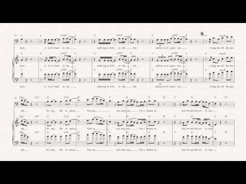 Bassoon- Imagine - John Lennon Sheet Music, Chords, & Vocals