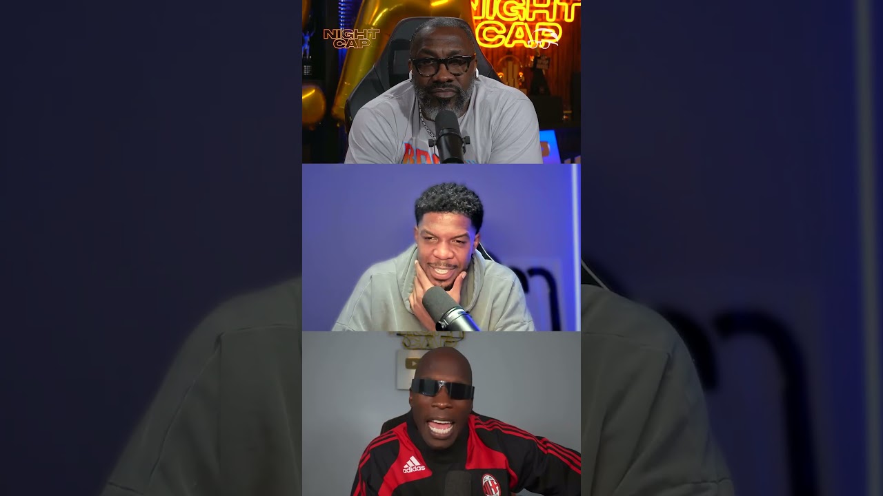 This Big 3 convo took one helluva left turn 😂 #nightcap #ochocinco #shannonsharpe #isojoe #podcast