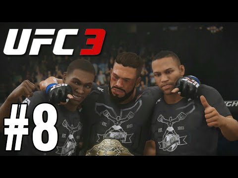 UFC 3 Career Mode Walkthrough Part 8 - WELTERWEIGHT TITLE FIGHT!
