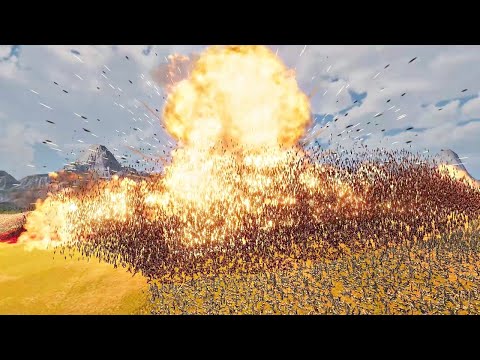 ☢️ TACTICAL NUKE vs 3 MILLION ZOMBIES. Ultimate Epic Battle Simulator 2  UEBS 2