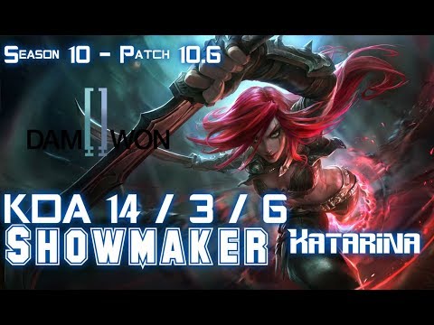 DWG Showmaker KATARINA vs RAMMUS Top - Patch 10.6 KR Ranked