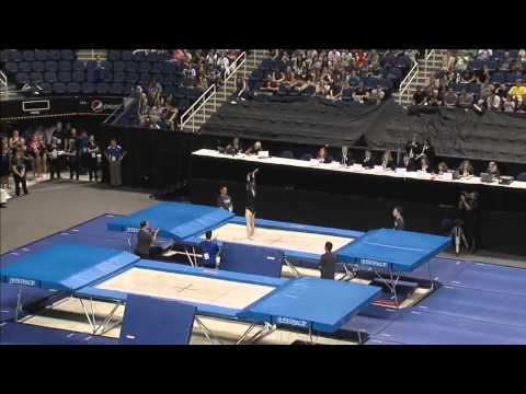 Clare Johnson - Trampoline Final - 2015 USA Gymnastics Championships