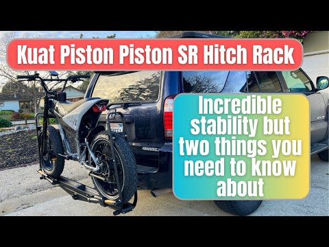 Kuat Piston SR Hitch Rack - for very heavy bikes and ebikes up to 100 lbs.
