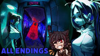 Horror Game About Taking The Elevator In Capitalism - Hellevator All Endings