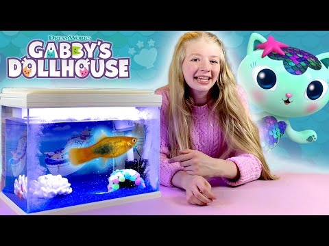 Turn Your Aquarium into MerCat's Cruise Ship! | GABBY'S DOLLHOUSE