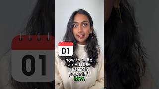How to Write an Entire Research Paper in 1 DAY 🤯 #research #ai #gradschool #phd #writing #thesis