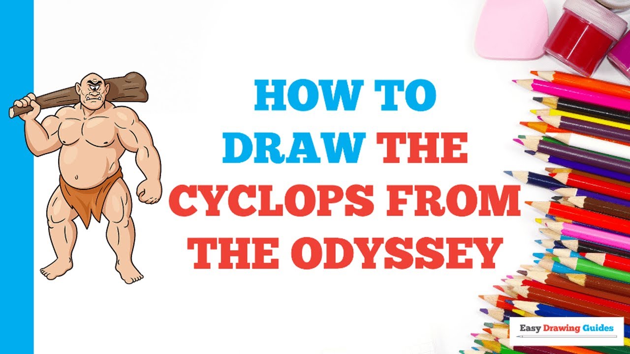 How to Draw The Cyclops from The Odyssey: Easy Step by Step Drawing Tutorial for Beginners