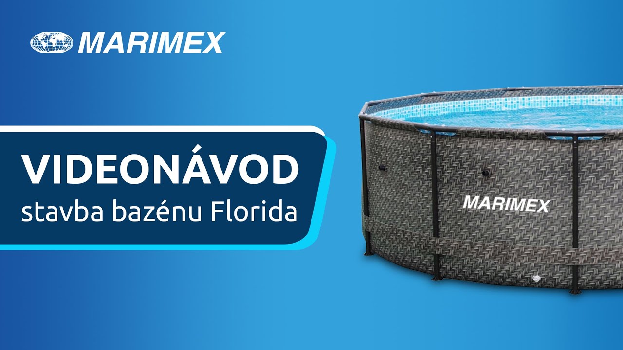 Bazén Marimex Florida 3,66x1,22 m se zabudovaným skimmerem - motiv TEAK (model 2025)