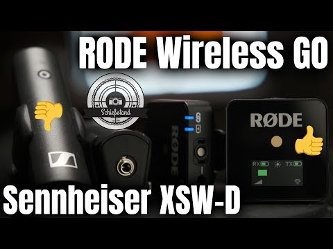 RODE Wireless Go vs. Sennheiser XSW-D – kleine 2,4 GHz Funkstrecken im Vergleich – Review