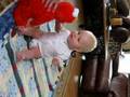Nathan Playing With Elmo
