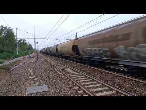 E494 Railpool con carri tramoggia Transcērēales | inverno 2021