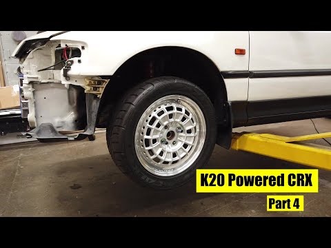 Rywire K20 Powered CRX Build Ep4, Insane shafts Install!