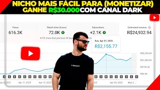 Nicho Milionário Mais Fácil Para Monetizar Canal Dark em 7 Dias!