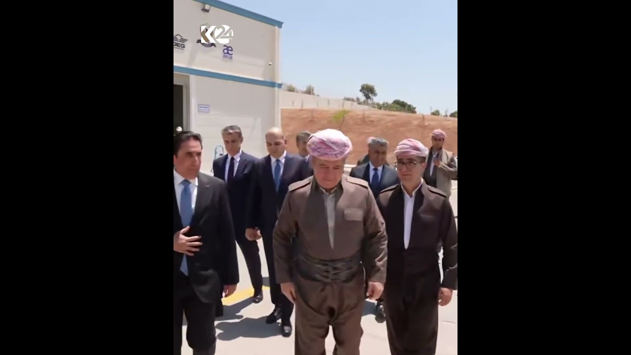 ڤیدیۆ | ساتی گەیشتنی سەرۆکوەزیران مەسرور بارزانی بۆ کردنەوەی پڕۆژەی ئاوی باڵندا - بارزان ببینە