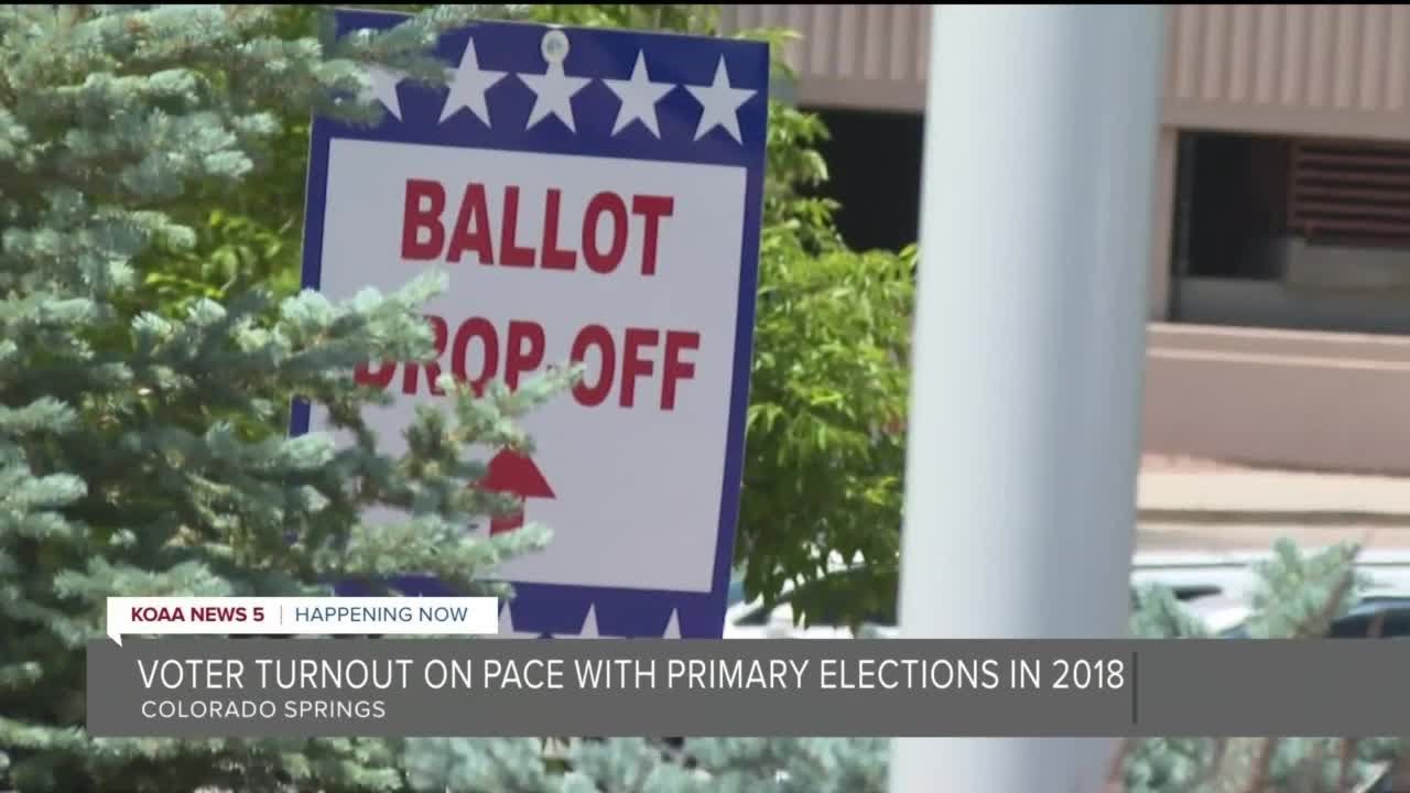 Voter turnout on pace with primary elections in 2018