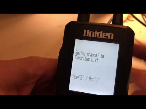 How to program uniden barecat bcd436gp scanner.