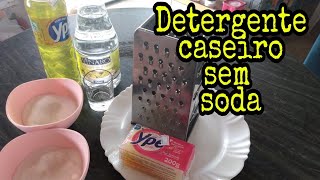 Detergente Caseiro multi uso(lava louça,lava roupas ,limpa piso) e sem Soda