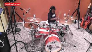 Green Day - Basketcase, 7 Year Old Drummer, Jonah Rocks