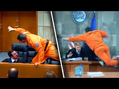 Convicts ATTACKING The Judge In Court...