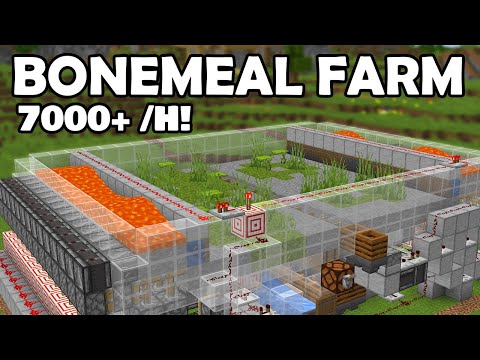 BEST BONEMEAL FARM 1.21.5 [+7,000 /hr] - MINECRAFT TUTORIAL [Design by Ilmango]