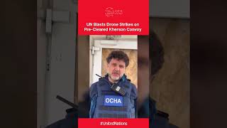 "UNACCEPTABLE": UN Chief Alarmed After OCHA Chief and Staff Survive Twin Drone Attacks | AH1C
