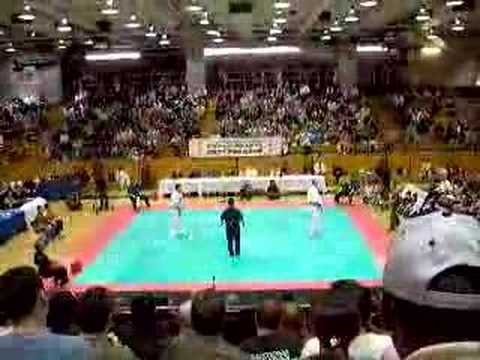 New York 2006 kyokushin karate, sensei Arthur vs Eduardo Tanaka