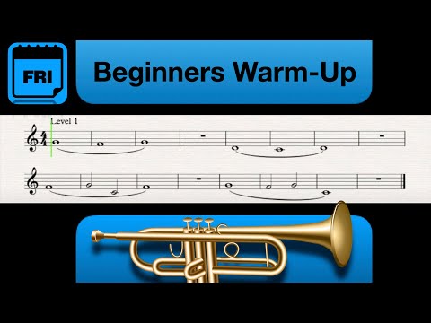 "Jazz" Warm up in Style - Trumpet Play along (Friday)