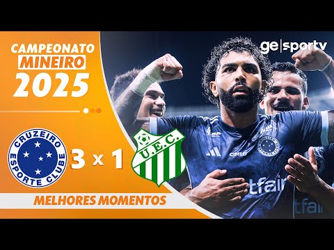 Gols e lances de Cruzeiro x Uberlândia