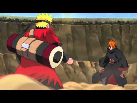 Naruto vs Pain amv riot