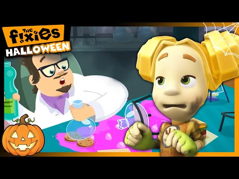 Uh oh…There's been an accident in the laboratory! 🧪🎃 | The Fixies Halloween - Kingdom Kids Zone, Little Learners - The Fixies