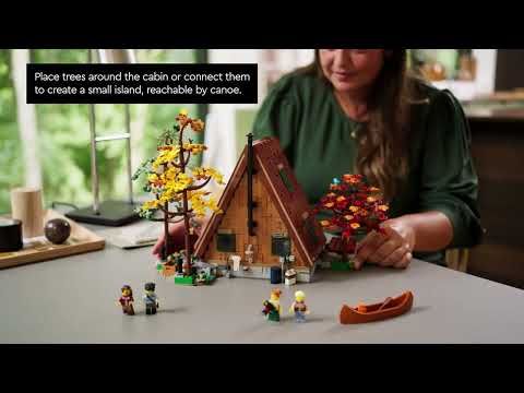 LEGO 21338 A-Frame Cabin reveal