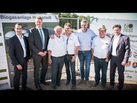 Spatenstich biorest | Bioabfall-Biogasanlage Herbstadt