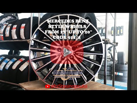 ΖΑΝΤΕΣ 19'' MERCEDES STYLE WHEELS 8.5x19 9.5x19 5x112 ET35 38 BLACK ΚΩΔΙΚΟΣ : 911/2-thumb-1