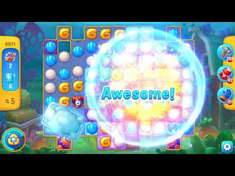 Fishdom 6671 Level - 18 moves - NO BooSTERS