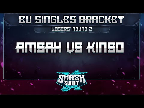 Amsah vs Kins0 - EU Singles Bracket: Losers' Round 2 - Smash Summit 10 | Sheik vs Falco