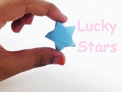 How to Make Origami ⭐ Lucky Paper Stars | Simple Paper Star/Origami Star ⭐ Tutorial - EasyCrafts DIY Video