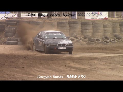Gorgyán Tomika - BMW E39 Tura - Ring edzés - Nyírtura 2022.02.26.