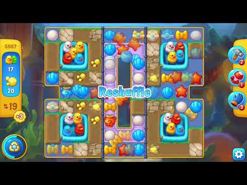 [FISHDOM Walkthrough] Level 5987 (Qua màn - Fishdom)