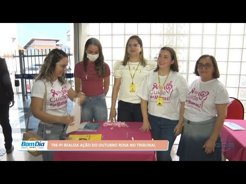 TRE-PI realiza ação do Outubro Rosa no Tribunal 20 10 2022
