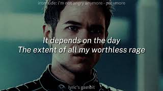 Interlude: I’m Not Angry Anymore - Paramore | lyrics