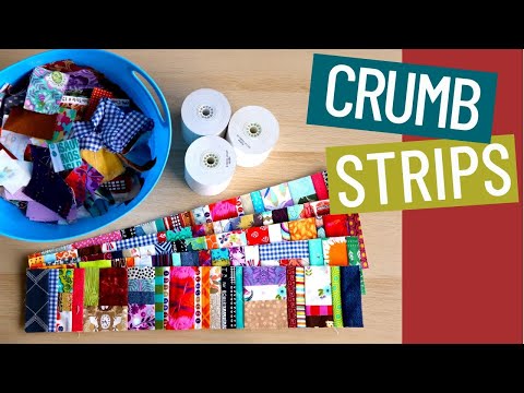 🔷 🔶SCRAP FABRIC - HOW TO USE EVERY SMALL SCRAP & CRUMB - ADDING MACHINE TAPE TUTORIAL